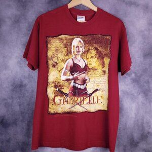 Vintage 90s Xena Warrior Princess Gabrielle fantasy TV show shirt